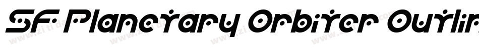 SF Planetary Orbiter Outline字体转换